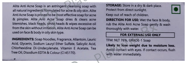 Alite Deep Cleansing Soap for Acne & Pimple