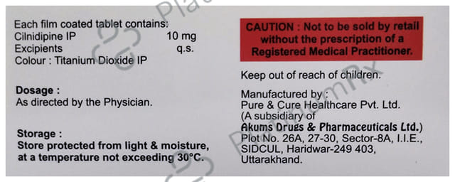 Safdipine 10mg Tablet