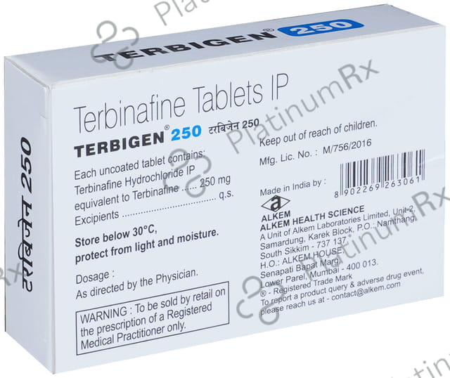 Terbigen 250mg Tablet 7s