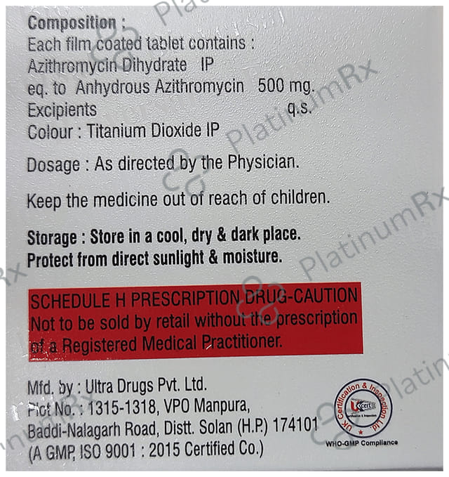 Azitrap 500 Tablet