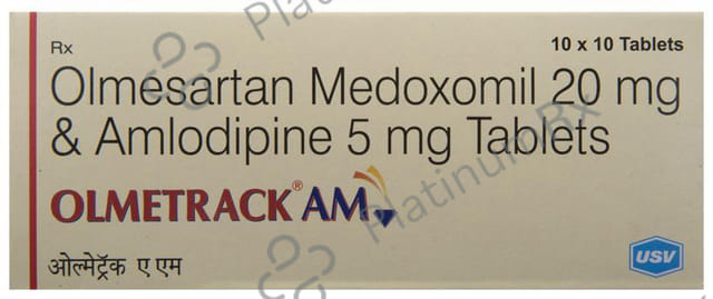 Olmetrack AM 5/20mg Tablet 10s