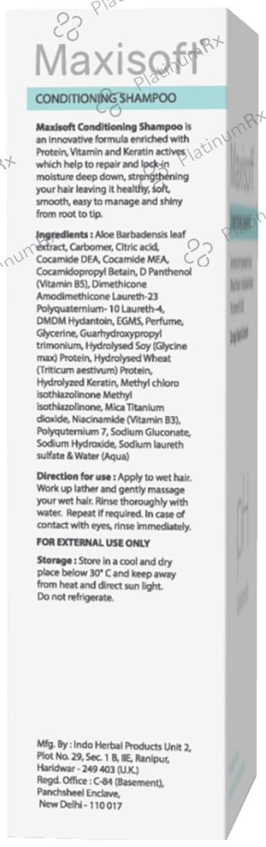 Maxisoft Conditioning Shampoo (200ml Each) 1 Tube