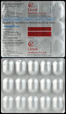 Vildanex M Plus 850/50mg Tablet 15s