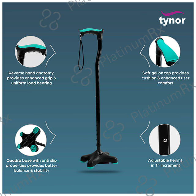 Tynor L 36 Quadra Stick Universal Black