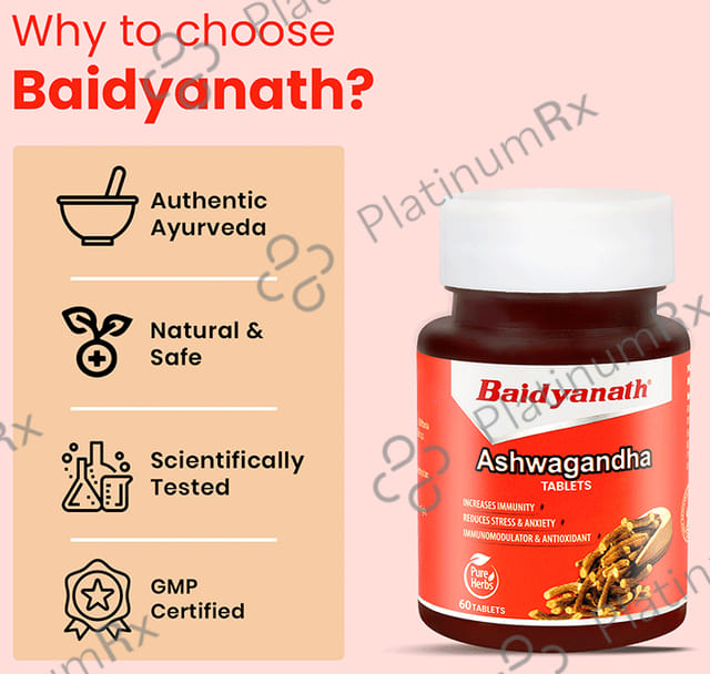 Baidyanath (Noida) Ashwagandha Tablet 60s