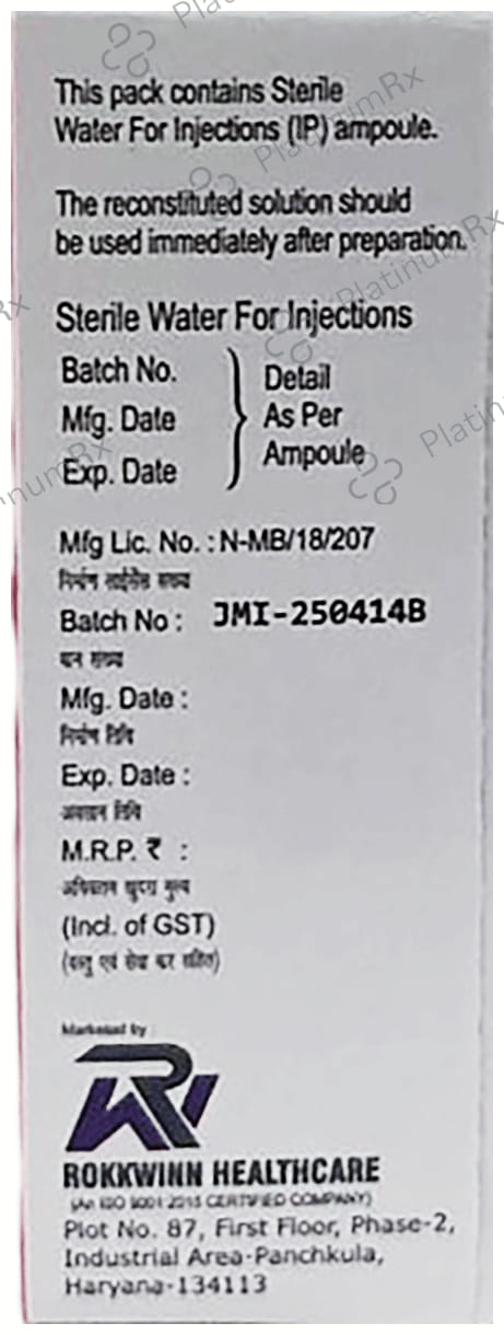 Rokkxone 250mg Injection
