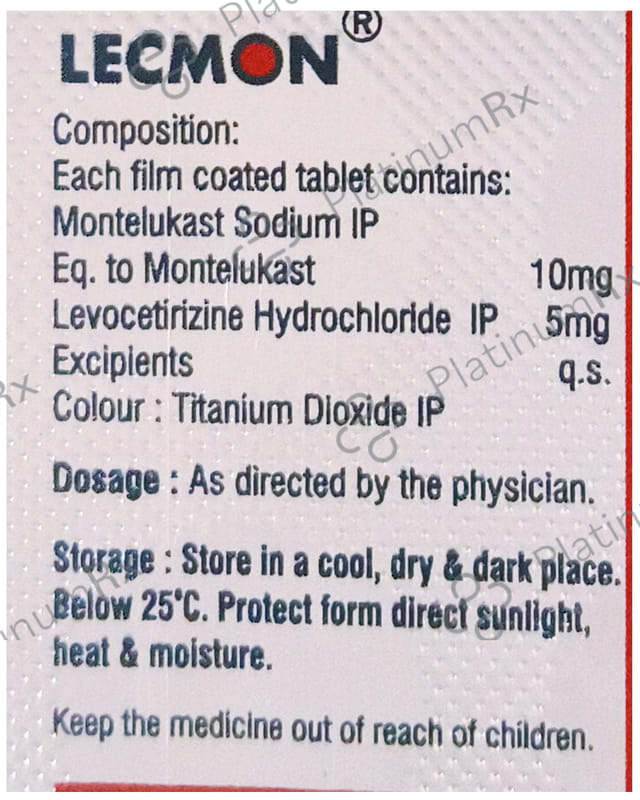 Lecmon 5/10mg Tablet 10s
