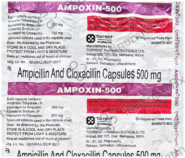 Ampoxin 500mg Capsule 15s