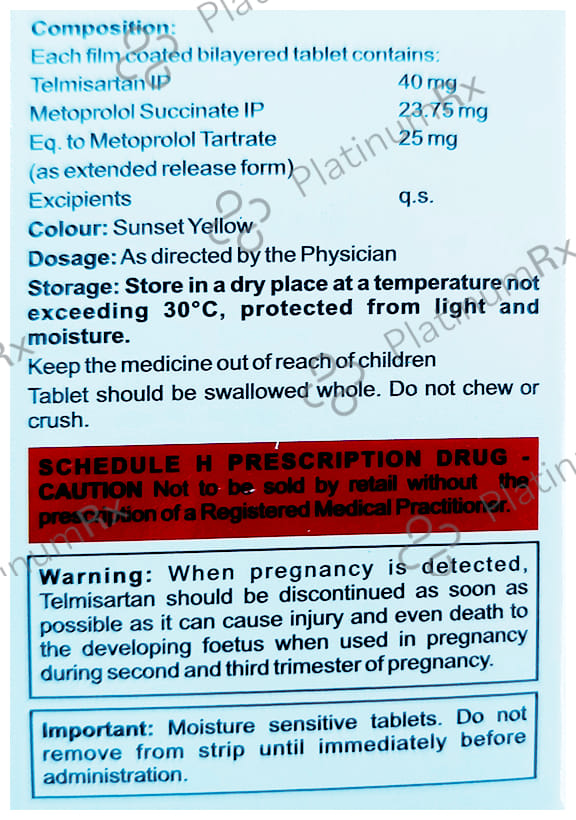 Telhour Beta 25/40mg Tablet 15s