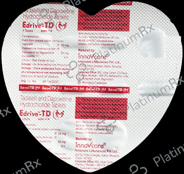 Edrive TD 30/10mg Tablet 4s