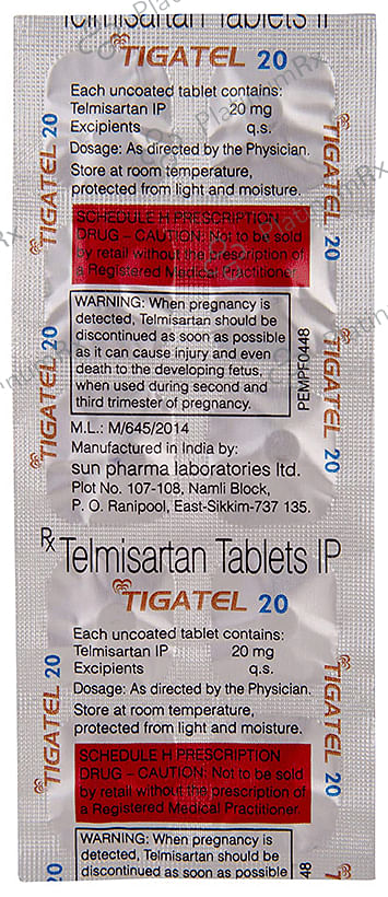 Tigatel 20mg Tablet 10s