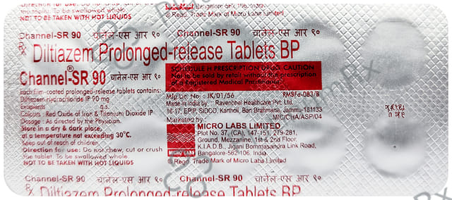 Channel 90mg Capsule SR 10s