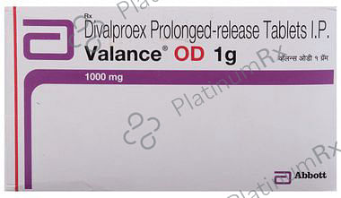 Valance OD PR 1000mg Tablet 15s