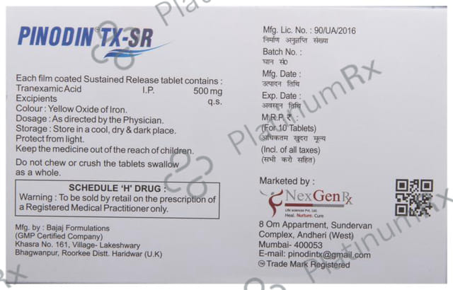 Pinodin TX-SR Tablet