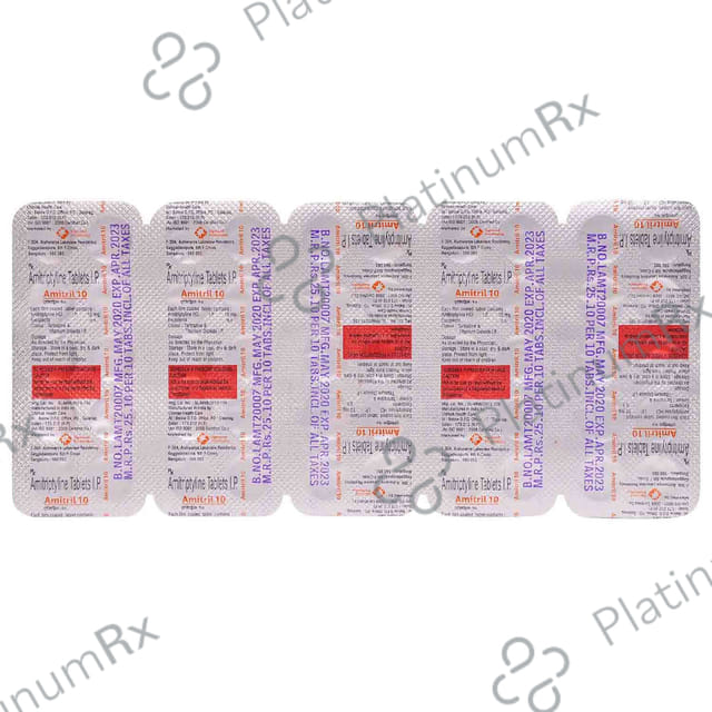 Amitril 10mg Tablet 10s