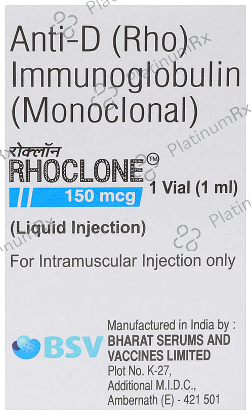 Rhoclone 150mcg Injection
