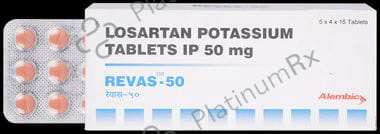 Revas 50mg Tablet 15s