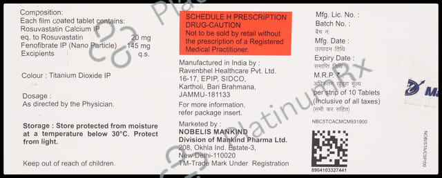 Statpure F 20 145/20mg Tablet 10s