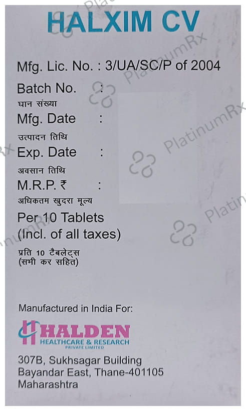 Halxim CV Tablet