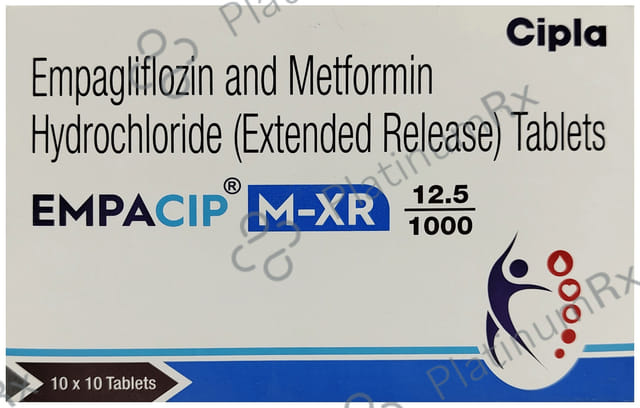 Empacip M XR 12.5/1000mg Tablet 10s