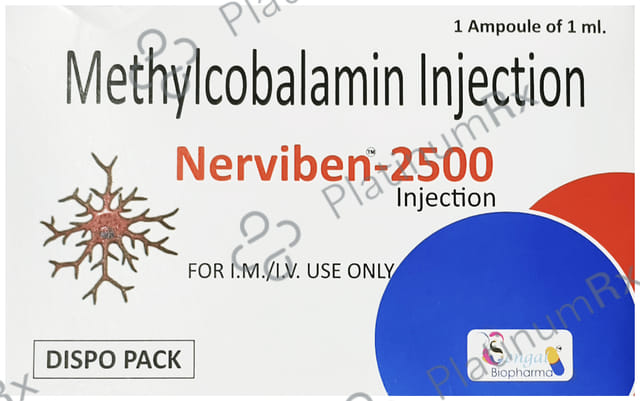 Nerviben 2500mcg Injection 1s