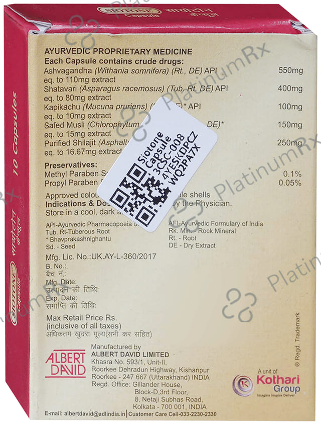 Siotone Capsule 10s