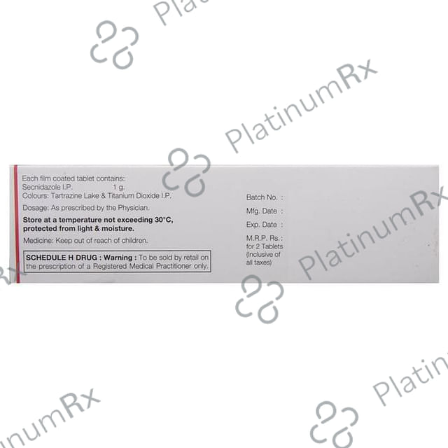 Secnil Forte 1000mg Tablet 2s
