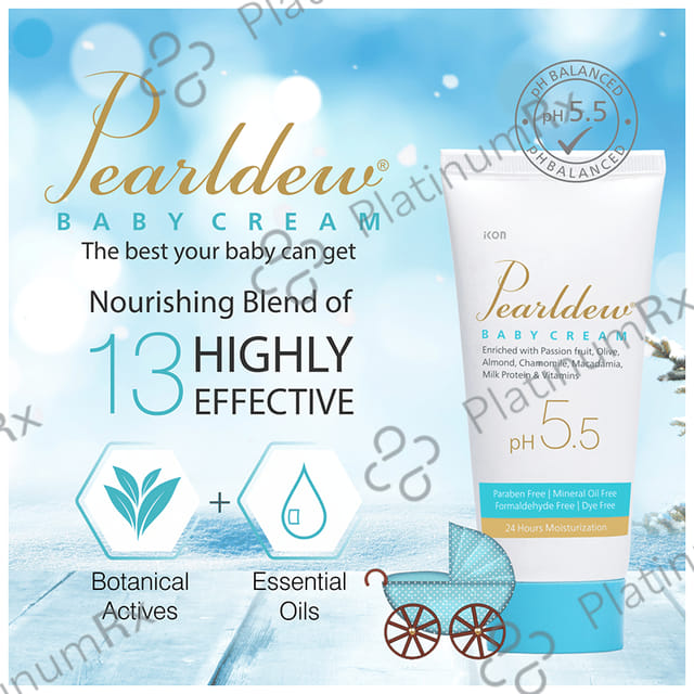 Pearldew Baby Cream (50gm Each) 2 Tubes