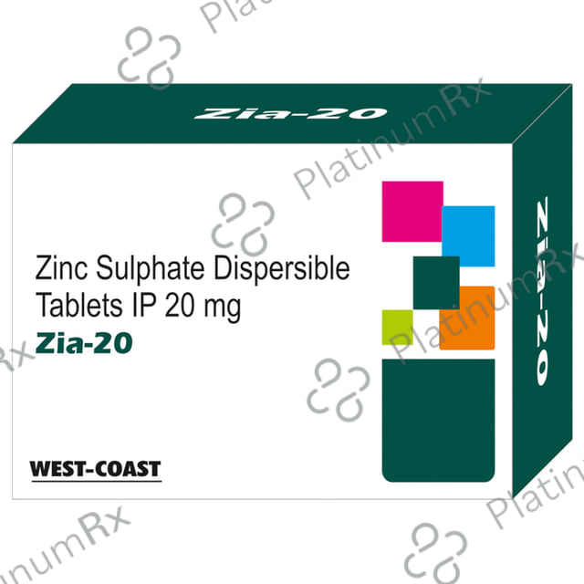 Zia 20 Tablet DT