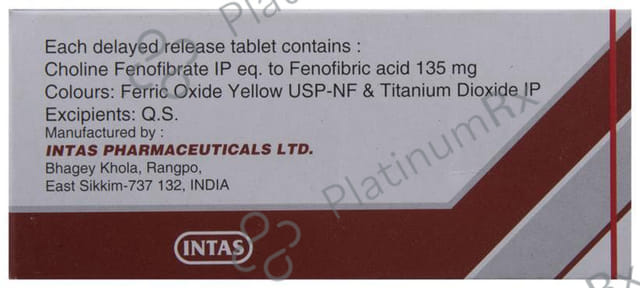 Adilip 135mg Tablet DR 10s