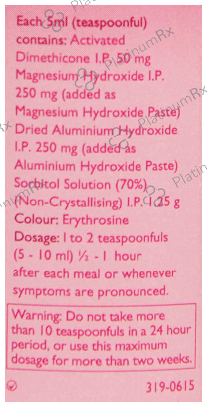 Gelusil MPS Sugar Free Mint Liquid 400ml