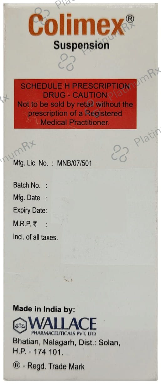 Colimex 10/40mg Suspension 60ml
