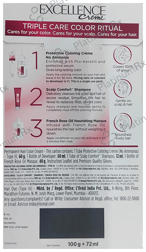 Loreal Excellence Creme Triple Care Color Light Brown