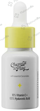 Chemist At Play 10% Vitamin C + 0.5% Hyaluronic Acid Brightening Face Serum 10 Serum
