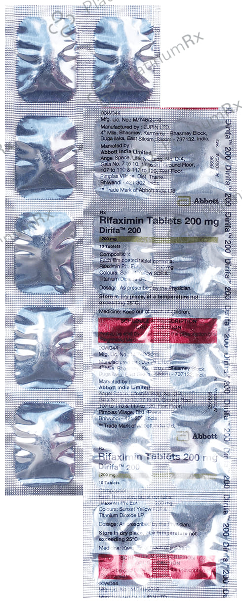 Dirifa 200mg Tablet 10s