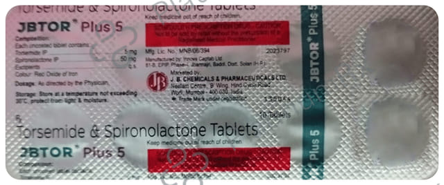 Jbtor Plus 50mg/5mg Tablet