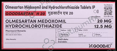 Goodsartan H 12.5/20mg Tablet 10s