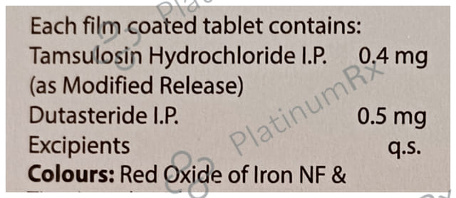 Tamsugold D 0.5/0.4mg Tablet MR 10s