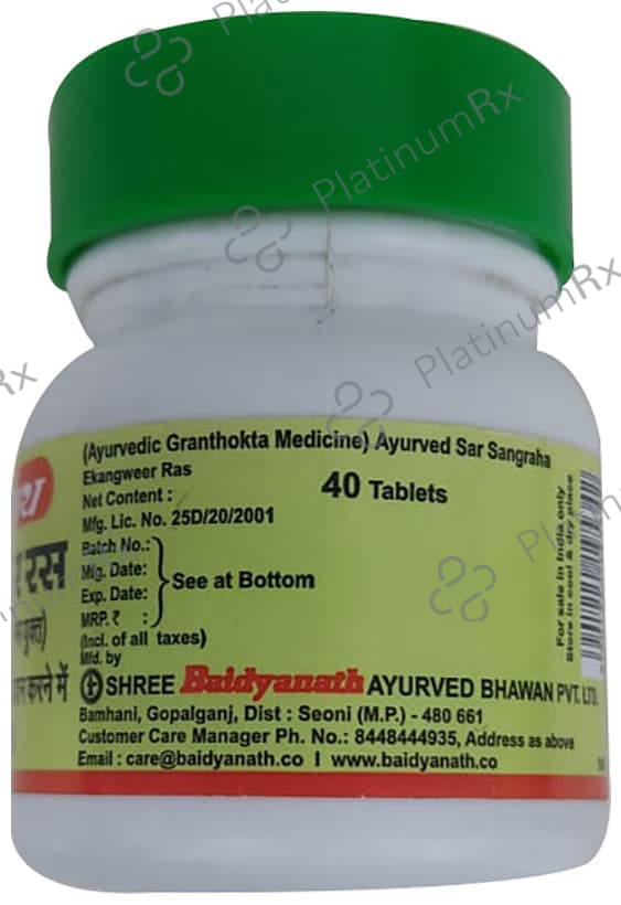 Baidyanath (Seoni) Ekangweer Ras Tablet