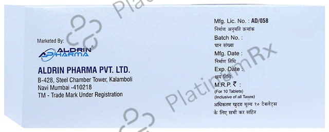 Aldacef 250mg Tablet