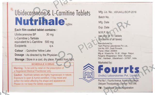 Nutrihale 30/500mg Tablet 10s