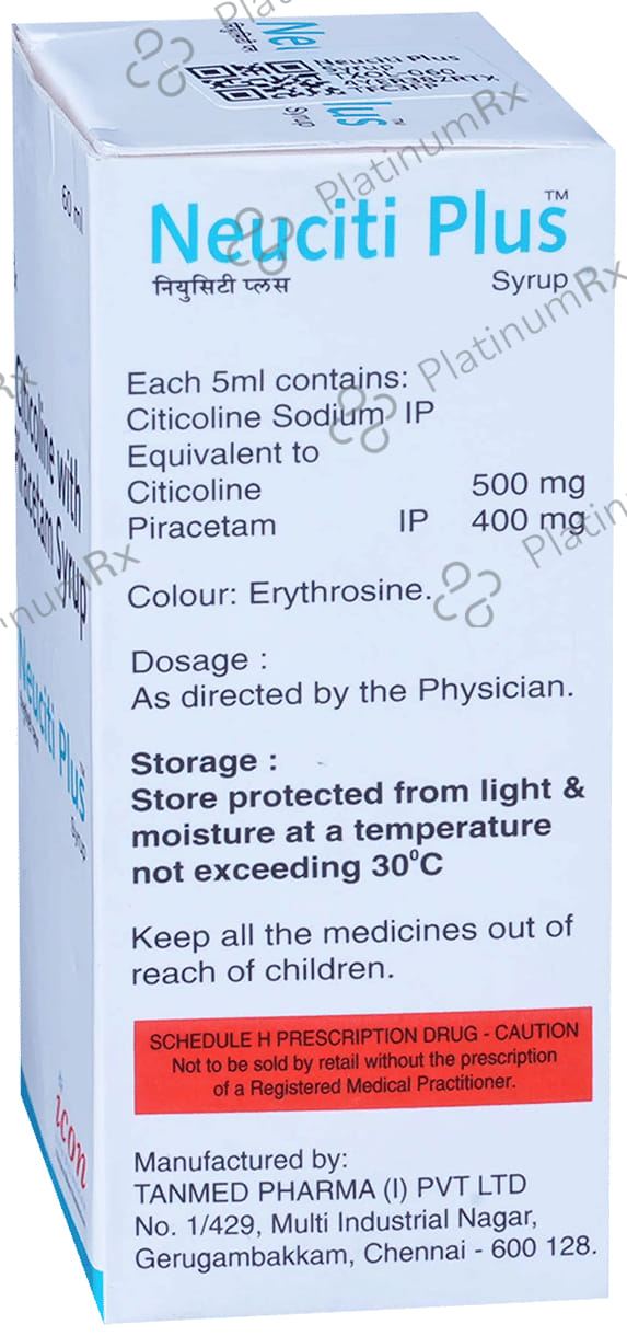 Neuciti Plus 500/400mg Syrup 60ml