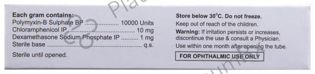 Ocupol DX 1mg/10mg/100IU Eye Ointment 5gm