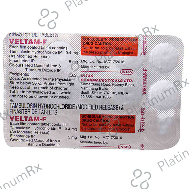 Veltam T 5/0.4mg Tablet 10s