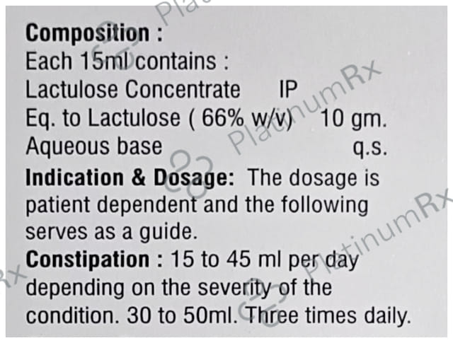 Lactolook NF 10gm Sugar Free Solution 100ml
