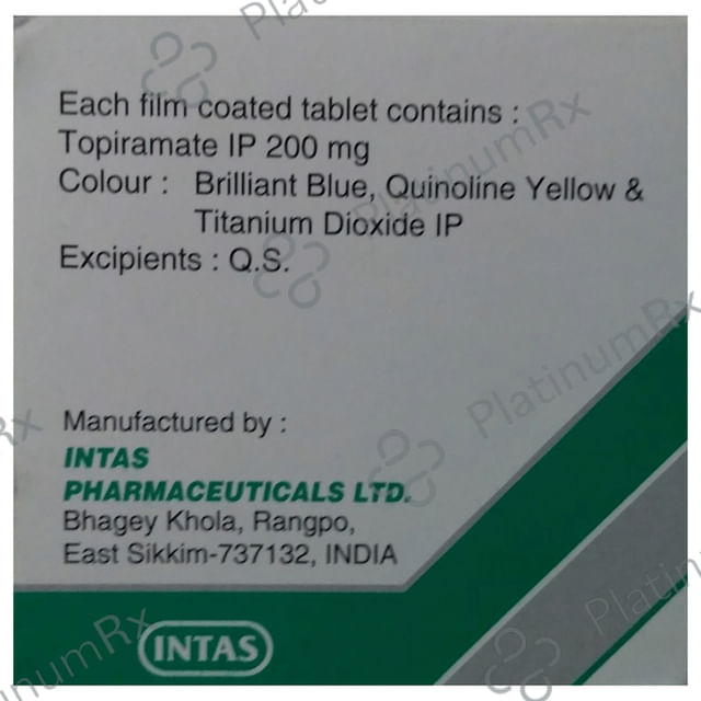 Topaz 200 Tablet