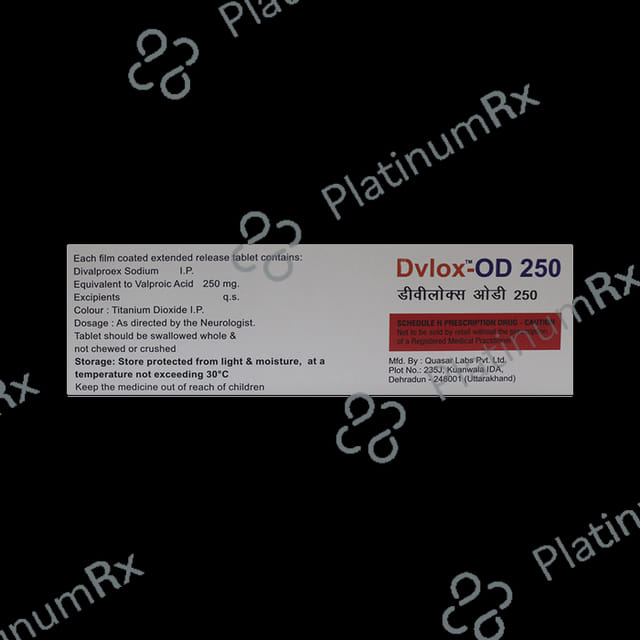 Dvlox OD 250mg Tablet ER 10s
