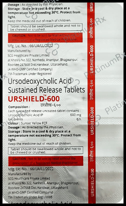 Urshield 600 Tablet SR 10s