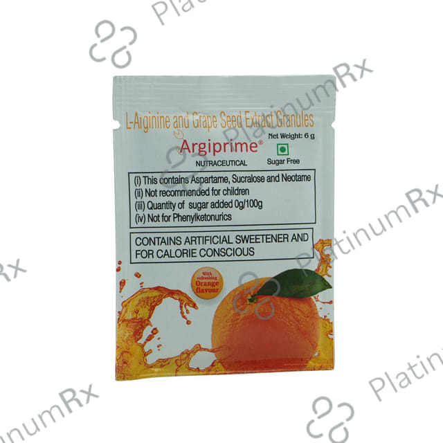 Argiprime Orange Flavour Sugar Free Granules 6gm