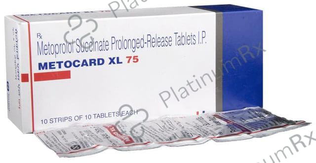 Metocard XL 75mg Tablet 10s